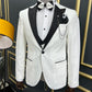Leon White Tuxedo Suit