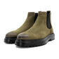 Lucas Khaki Nubuck Leather Boots