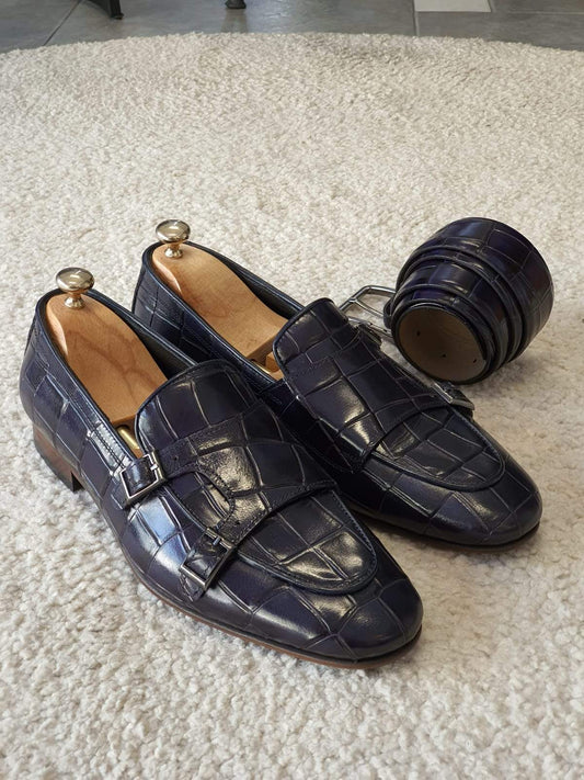 Bergamo Navy Blue Sardinelli Shoes
